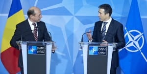 The President of Romania visits NATO
