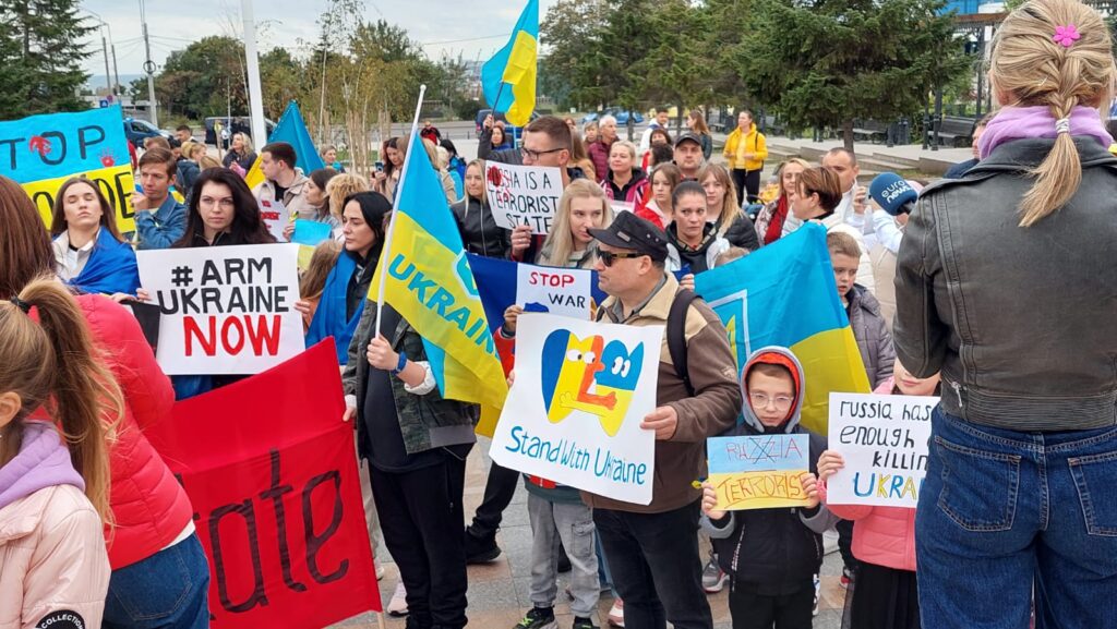 ucraina refugiati protest constanta consulatul rusiei rusia razboi3