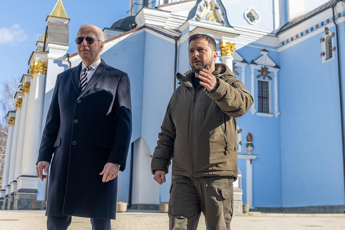 joe biden volodimir zelenski vizita kiev