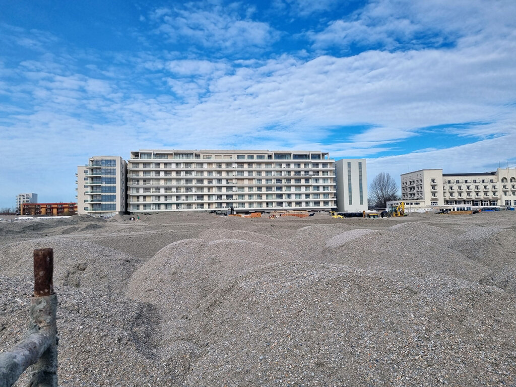 plaja caelia piscina beachbar constructii mamaia