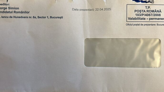 scrisoare george simion
