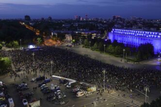 manifestatie pro-UE in piata victoriei