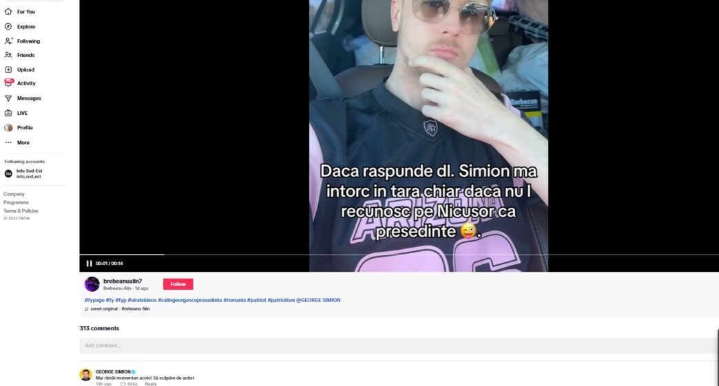 george simion autist nicusor dan tiktok