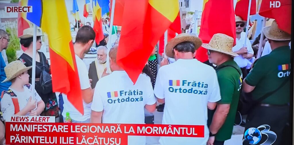 manifestare legionara, preot ilie lacatusu, cimitirul giulesti