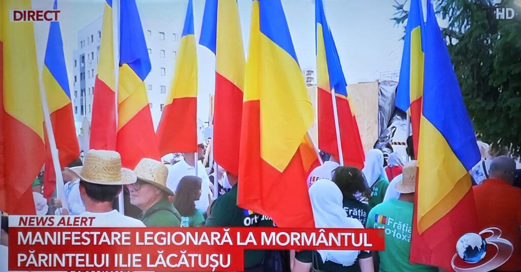 manifestare legionara, preot ilie lacatusu, cimitirul giulesti
