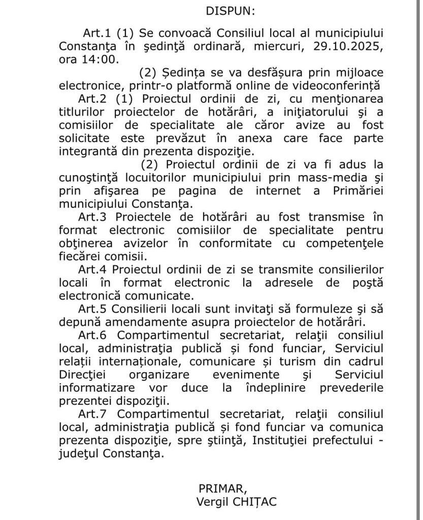 sedinte CL Constanta