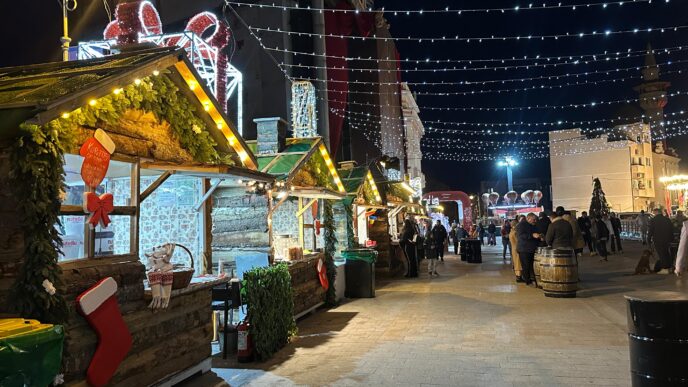 targ de craciun piata ovidiu