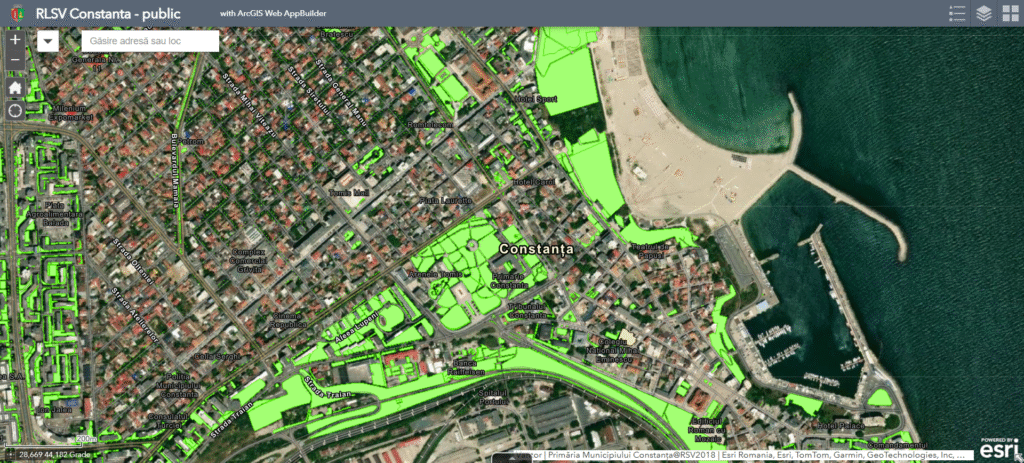 registrul spatiilor verzi