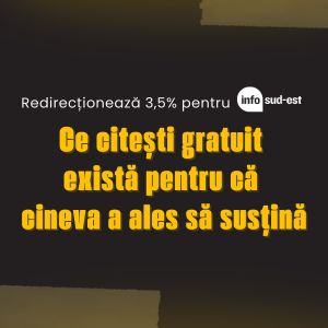 Redirecționează 3,5% pentru Info Sud-Est
